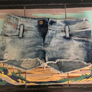 Diesel Cut Off jean short